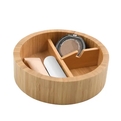 Immagine prodotto di Organizzatore cosmetico Spirella "Alais" con 3 scomparti, contenitore per il trucco