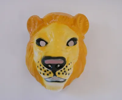 Produktbild von Erwachsenen Maske mit Gummizug Löwe