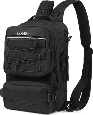 Produktbild von Angelrucksack mit 4 Ablagefächern Aufbewahrungstasche Outdoor-Schulterrucksack Wasserabweisende Angelausrüstungstaschen mit 4 Angelkisten Angelausrüstungstasche