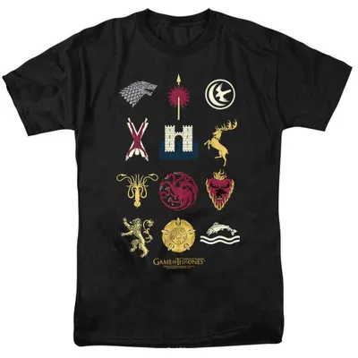 Productafbeelding van Game of Thrones - T-shirt voor heren/dames, uni model, TV39404 (maat M) (zwart)