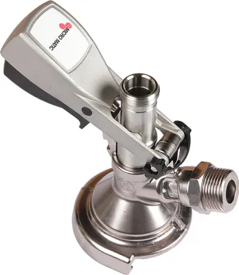 Produktbild von Micro Matic - KEG Zapfkopf Kelleranstich oben - Typ A Anschluss Flach A-System