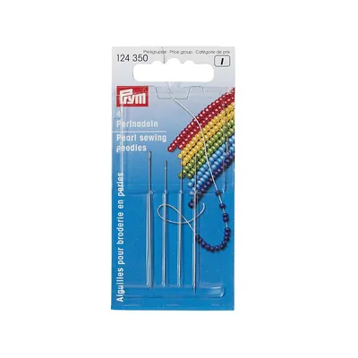 Produktbild von Prym Perlnadeln mit Goldöhr ST 10/12 0,45x55/0,40x50mm si-fb
