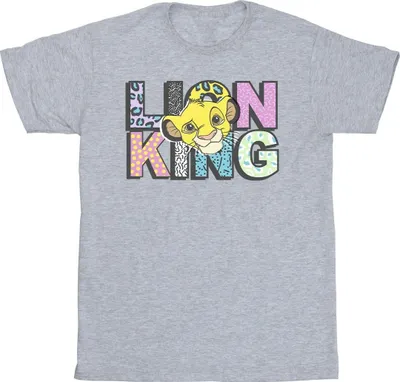 Produktbild von Disney - "The Lion King" T-Shirt für Herren BI32821 (S) (Grau)
