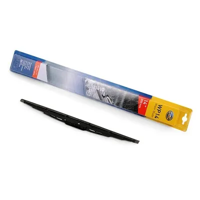 Produktbild von Hella 9XW, Scheibenwischerblatt, Schwarz, Gummi, 350 mm, Karton mit Aufhänger, 1 Stück(e)