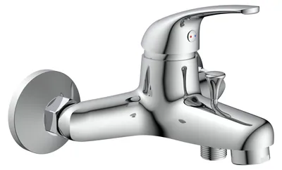Produktbild von SCHÜTTE Badewannenarmatur ATHOS, Mischbatterie Badewanne, Wasserhahn Bad, Wannenarmatur in Chrom