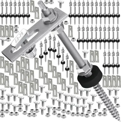 Produktbild von 10 Module Montageset Stockschraube 20cm Hammerkopf 22,8