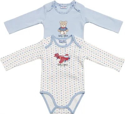 Produktbild von Salt & Pepper - Jungen Babybody 2er-Pack * Spiegelburg Gr. 68