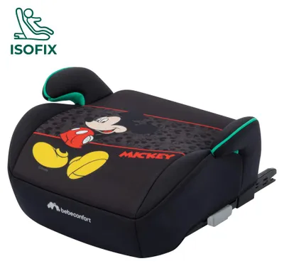 Image de Bebeconfort Disney Manga i-Fix Rehausseur ISOFIX, siège enfant Mickey Mouse pour les 6-12 ans , 22-36 kg, portable, compact, léger,Authentic Mickey