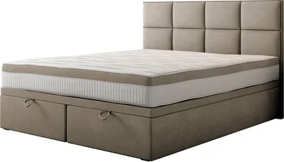 Produktbild von TRADA Tropea Boxspringbett 140 x 200 mit Bettkasten Beige