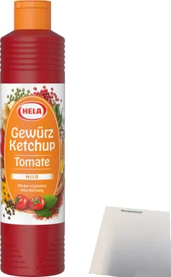 Produktbild von Hela Gewürz Ketchup Tomate Mild (800ml Tube) + usy Block