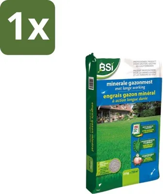 Obrázek produktu pro Minerální hnojivo na trávník – pro bujný růst trávníku – 25 kg – hnojivo s dlouhodobým účinkem – dusík – železo – hořčík