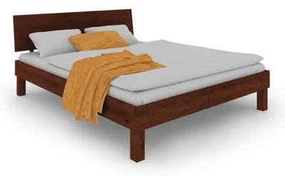 Bett Zigo 223 x 105 x 84 cm Wildeiche Choco