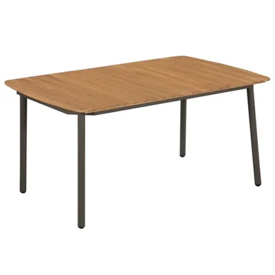 Immagine prodotto di vidaXL set da pranzo da giardino 5 pezzi in rattan marrone