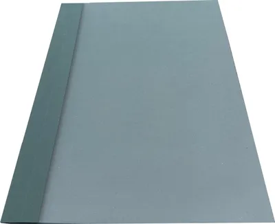 Produktbild von Ösenmappe, Leinenstruktur, 2 mm, Farbe dunkelgrün, satinierte Folie, VPE= 100 St.