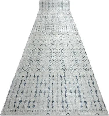 Imagen del producto de Alfombra de pasillo con refuerzo de goma LOTUS OASIS 43570 Boho lavable 60cm beige 60x840 cm