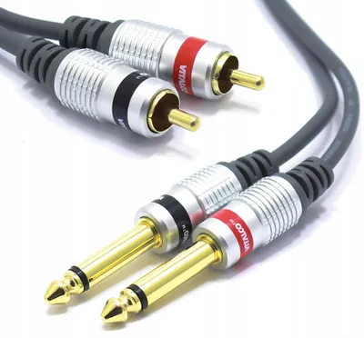 Produktbild von Vitalco MK50P Audiokabel 2x Klinke 6,3mm auf 2x Cinch