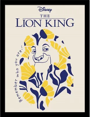 Produktbild von The Lion King - Gerahmtes Poster "Remember Who You Are" PM10555 (40 cm x 30 cm) (Gelb/Blau/Weiß)