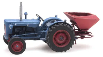 Produktbild von Artitec 387.347 - 1/87 / H0 Fordson Traktor Mit Heckstreuer - Fertigmodell - Neu