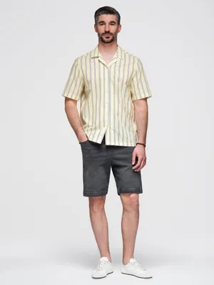 Zdjęcie produktu dla Ombre Clothing Męskie spodenki jeansowe Korbin szary XL