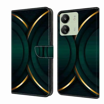 Immagine prodotto di Custodia a libro in Pelle finta per Xiaomi Redmi 13C con motivo 12 - Custodia protettiva