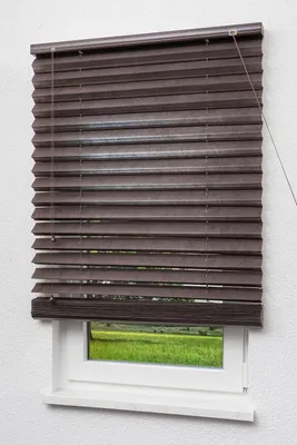 Produktbild von Lysel Outlet - Jalousie mit Plissee-Effekt Braun in den Maßen (B x H) 140cm * 180cm