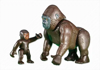 Produktbild von PLAYMOBIL Wild Life 6201 Gorilla mit Baby Afrika Zoo Safari NEU