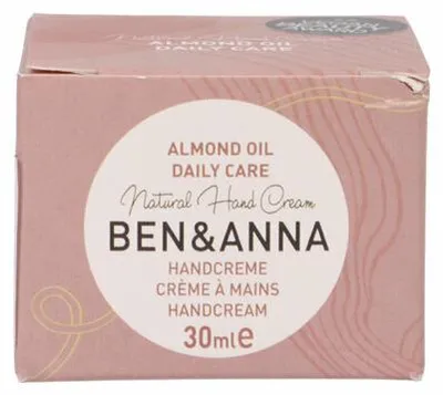 Obrázek produktu pro BEN&ANNA Přírodní krém na ruce přírodní mandlový olej 30ml