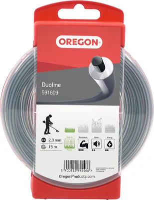 Produktbild von Trimmerfaden Oregon Duoline 2,0 mm x 15 m, nylon