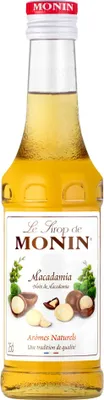 Obrázek produktu pro Sirup Monin Macadamia ideální pro mléčné nápoje a koktejly 250 ml
