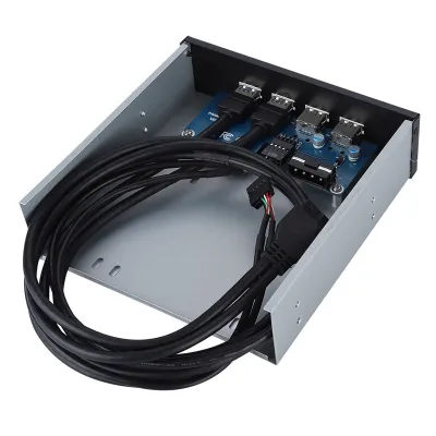 Obrázok produktu pre predný panel optickej mechaniky so 4 portami USB, zásuvka optickej mechaniky, kovová zásuvka optickej mechaniky, zásuvka optickej mechaniky USB, zásuvka optickej mechaniky USB 3.0