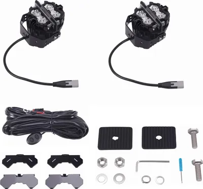 Image de 5'' LED feux de route pod feux blanc+ ambre DRL spot faisceau IP68 178W