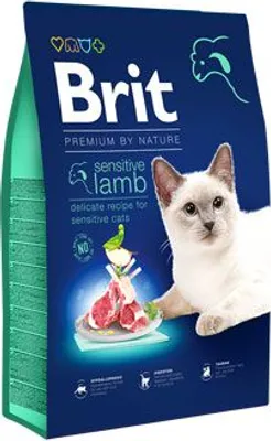 Produktbild von Granulat pre mačky Brit Premium by Nature Cat Sensitive Lamb 1,5 kg