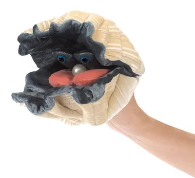 Produktbild von Folkmanis Handpuppe Große Muschel 3067