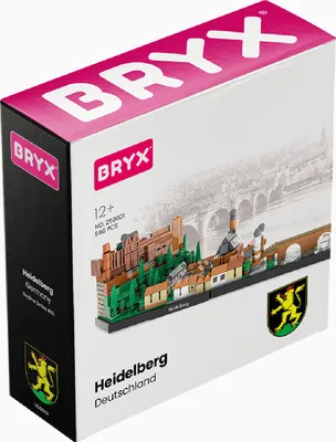 Produktbild von BRYX Heidelberg Skyline Klemmbausteine Microscale Stadtmodell 566 Teile