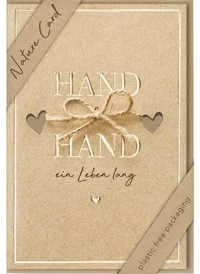 Produktbild von bsb 693005-2 Vermählungskarte - Natur Card, inkl. Umschlag