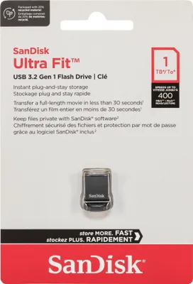 Immagine prodotto di SanDisk Cruzer Ultra Fit     1TB USB 3.1         SDCZ430-1T00-G46