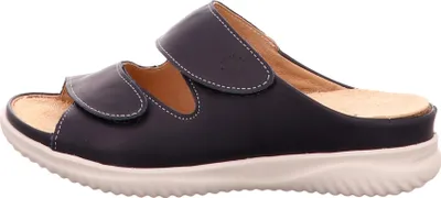 Produktbild von Hartjes Pantolette Breeze 122.1114/99 47.00, Glattleder, Blau, Fußbett zum Wechseln 43