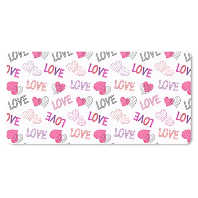 Produktbild von MuchoWow® Mauspad Mousepad Liebe - Valentinstag - Muster 60x30 cm - Mousepads - Maus Mat - Pad - Mausunterlage - Nachhaltig