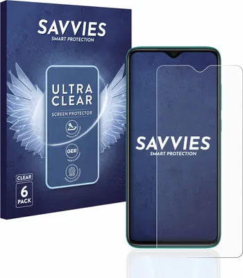 Produktbild von 6x Für Xiaomi Redmi Note 8 Pro Schutzfolie Savvies Displayschutz Display Schutz Folie Klar Transparent