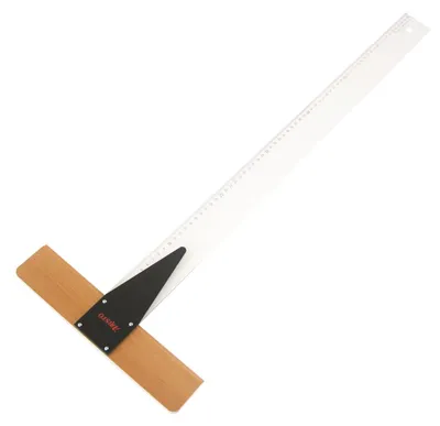 Produktbild von Aristo Reißschiene 70 cm mit Teilung, glasklares Plexiglas