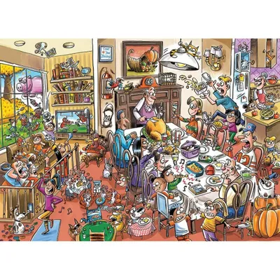 Obrázok produktu pre Cobble Hill DoodleTown: Thanksgiving Togetherness, 1000 kusov