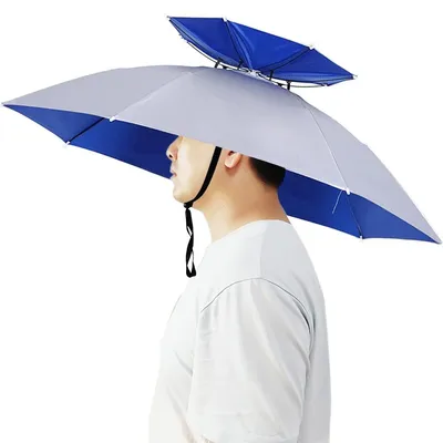 Produktbild von Faltbarer Hutschirm für Erwachsene, ideal für Outdoor-Aktivitäten
