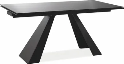 Zdjęcie produktu dla Stół rozkładany SALVADORE 160(240)x90 czarny mat