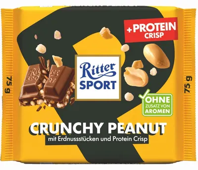 Productafbeelding van Ritter Sport Proteïne Crunchy Pinda, 75g