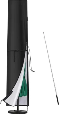 Produktbild von Famanu Schutzhülle für Sonnenschirm 3-5 m Wasserdicht Ø 300 cm Ø 400 cm Ø 500 cm - 280 x 50/60 cm