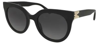 Produktbild von Moschino MOS212/S BLACK/DARK GREY SHADED 52/22/140 Damenbrillen Sonnenbrillen