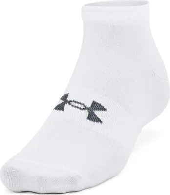 Zdjęcie produktu dla 3er Pack UNDER ARMOUR Essential Sneakersocken Unisex 100 - biały/biały/szary S (34-38)