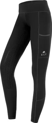 Produktbild von E.L.T Thermo-Reitleggings Damen Full-Grip Ella Schwarz 36