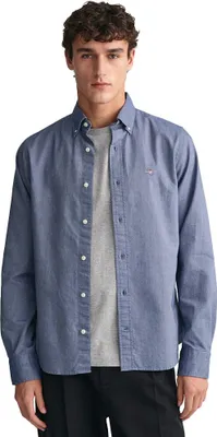 Produktbild von Gant Slim Oxford Langarmhemd Blau M Mann Blau M