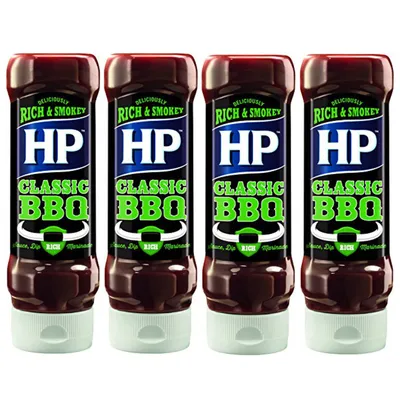 Image de Heinz HP BBQ Sauce Classic Rich et Smokey l'originale 400ml 4er Pack